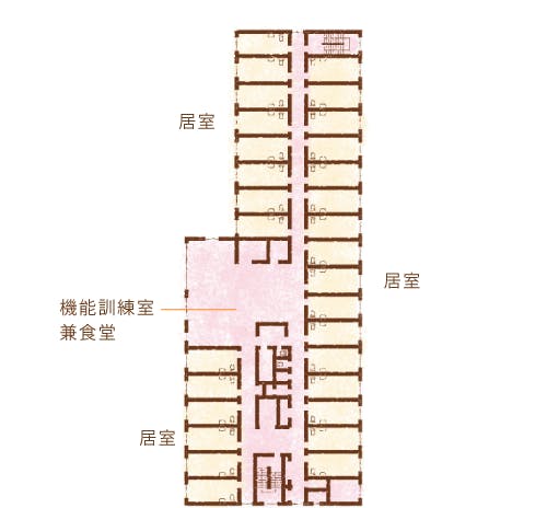 ベティさんの家 太田川 間取図
