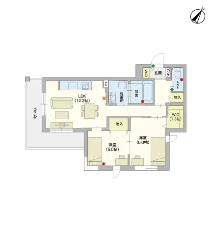 ヘーベルVillage市ヶ尾 間取図