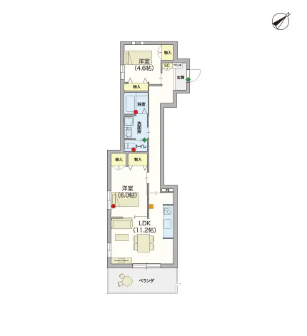 ヘーベルVillage金沢八景 間取図