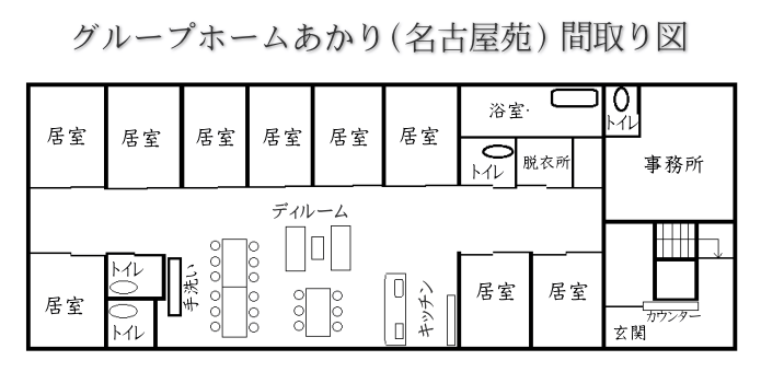 グループホームあかり(名古屋苑) 間取図