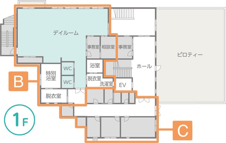 ポジティブリーケア枚方公園 間取図