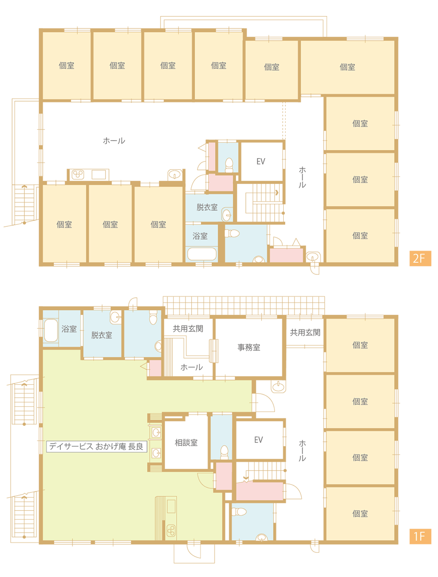 ハピネス長良 間取図
