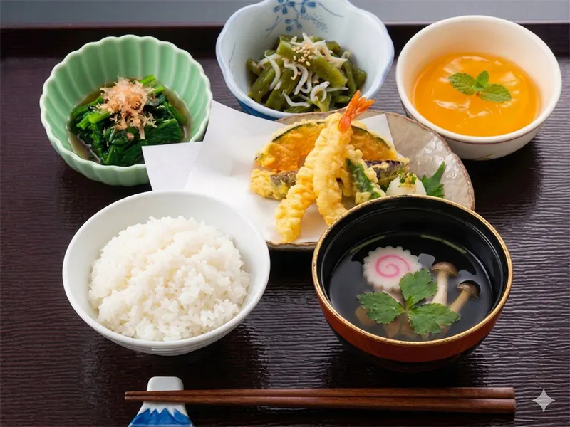 エバーライフ西大寺 天ぷら膳
