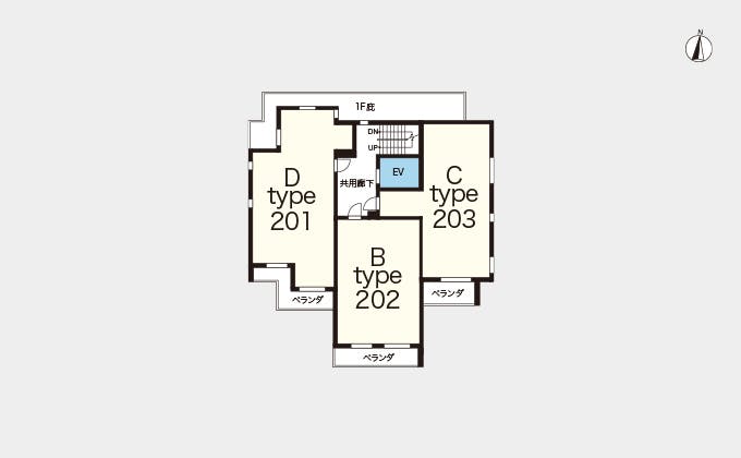 ヘーベルVillage千鳥3丁目 間取図