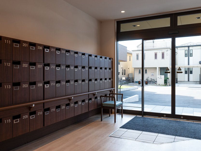 リアンレーヴ明石 下足コーナー