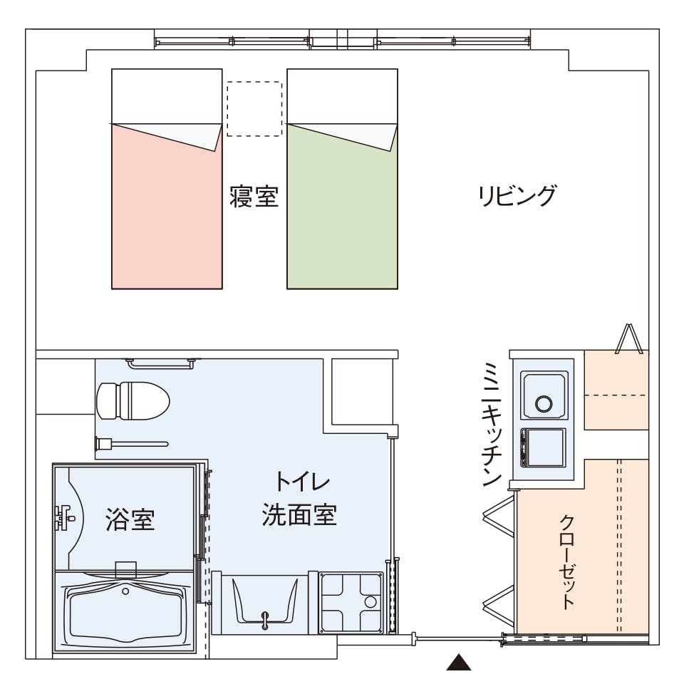グッドタイムリビング香里ヶ丘－けやき通り－ 間取図