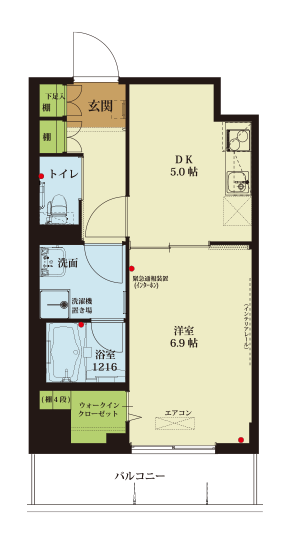 リリィパワーズレジデンス西新井 間取図