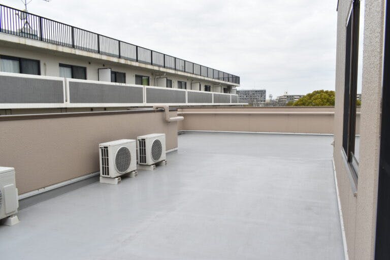 住宅型有料老人ホームひだまり高石の家 屋上テラス