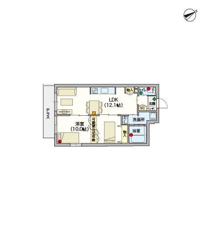 ヘーベルVillage横濱鶴ヶ峰 間取図