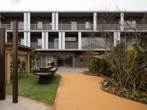グループホームさやか 中庭