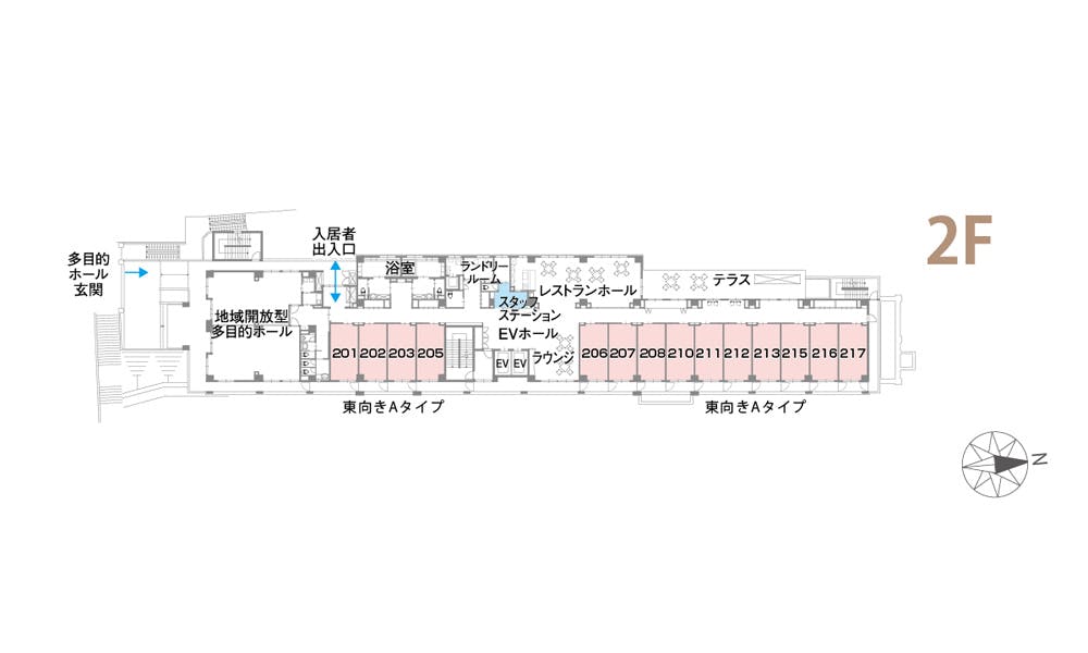 ルナハート千里 丘の街 間取図