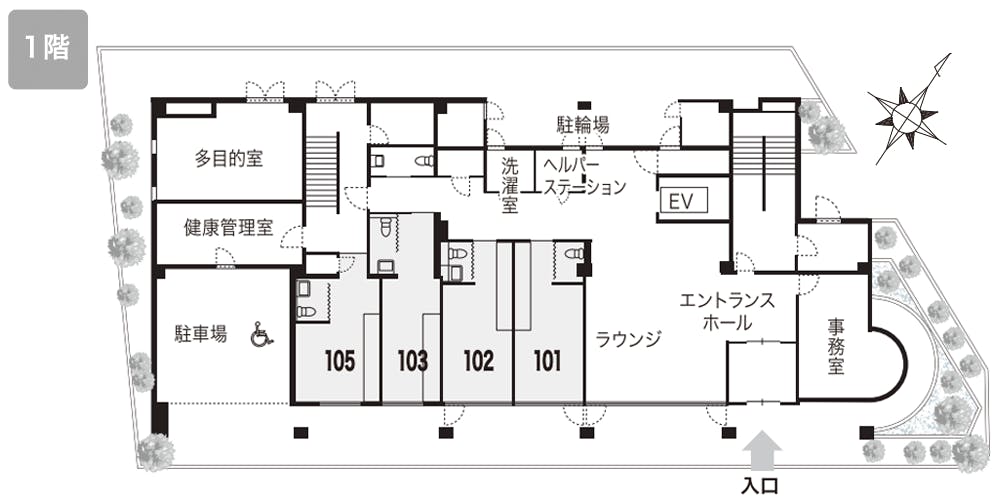 イリーゼかさい 間取図