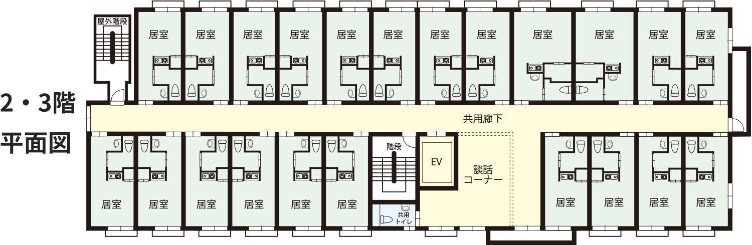 檜の家・小阪 間取図