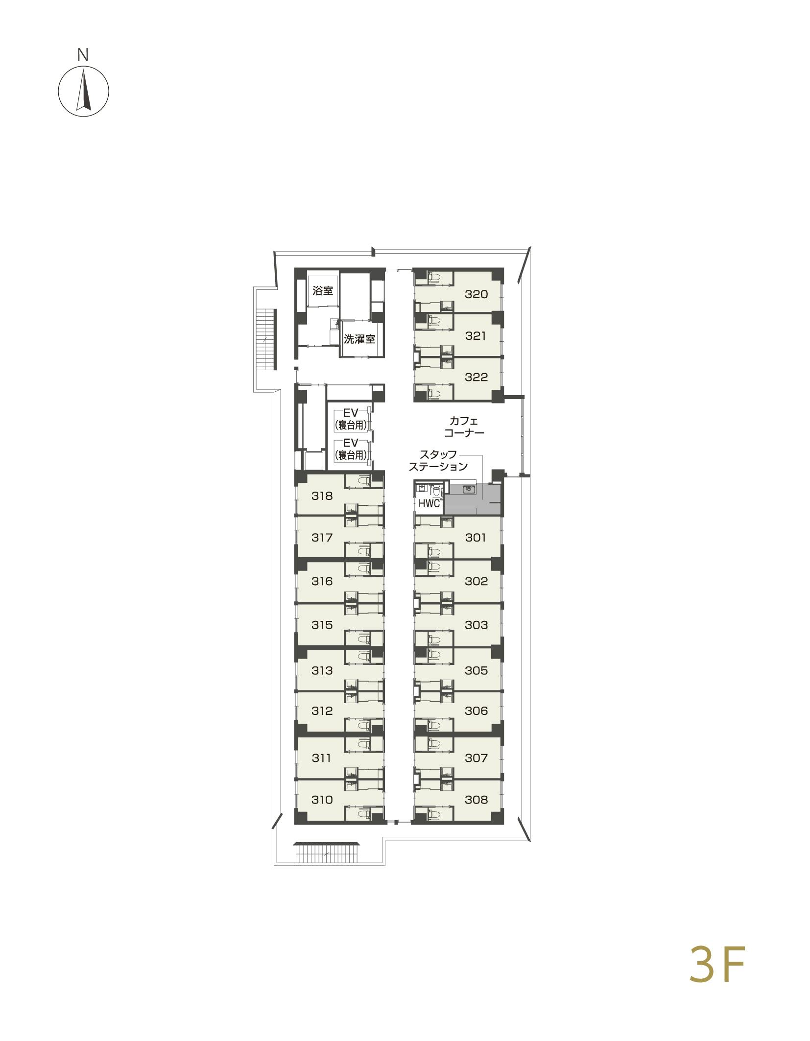 チャーム府中番場 間取図