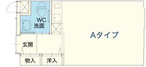 虹の家北郷 間取図