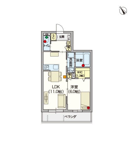 ヘーベルVillage大船 間取図