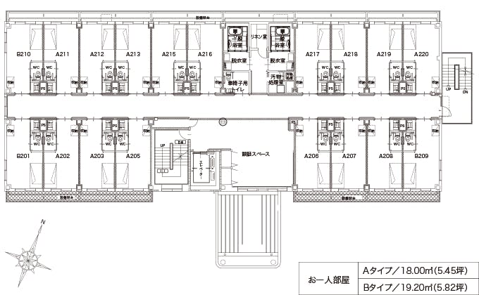 アルファリビング福岡七隈 間取図