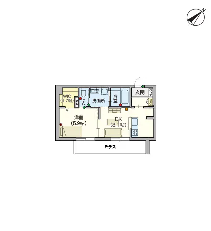 ヘーベルVillage横須賀うみかぜ公園 間取図