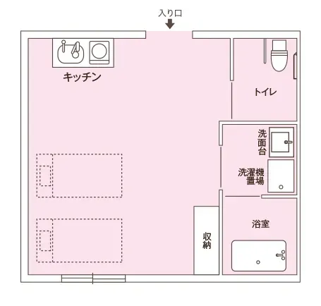 ココファン山鼻 間取図