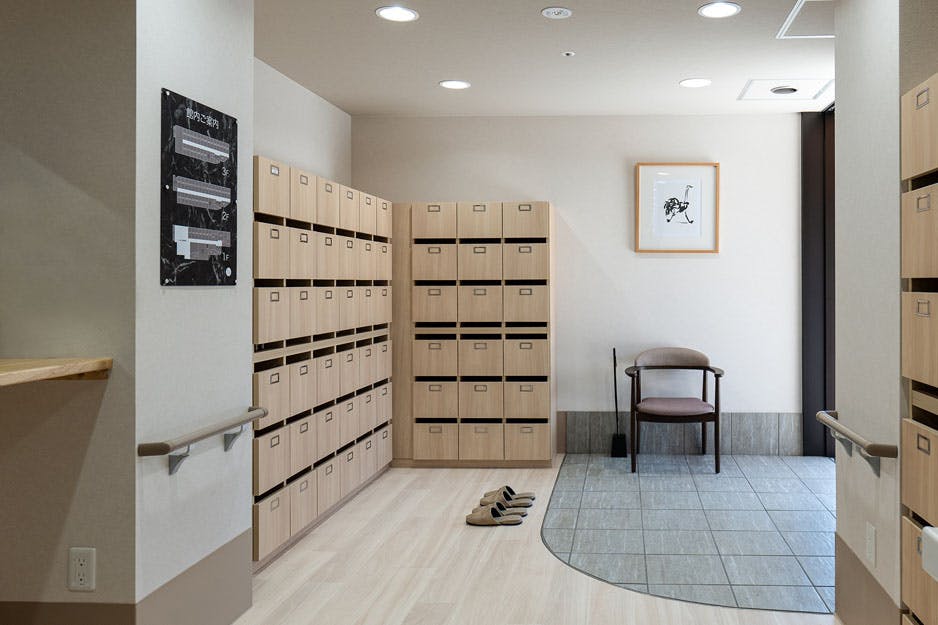 リアンレーヴ市ケ尾壱番館 エントランスホール