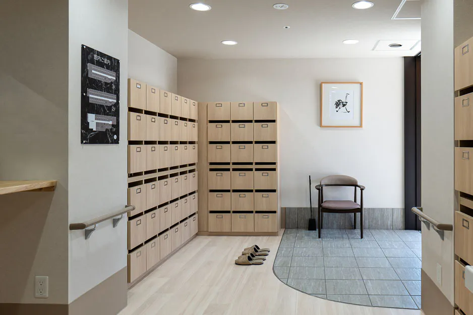 リアンレーヴ市ケ尾壱番館 エントランスホール