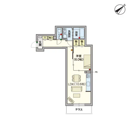ヘーベルVillage横須賀うみかぜ公園 間取図