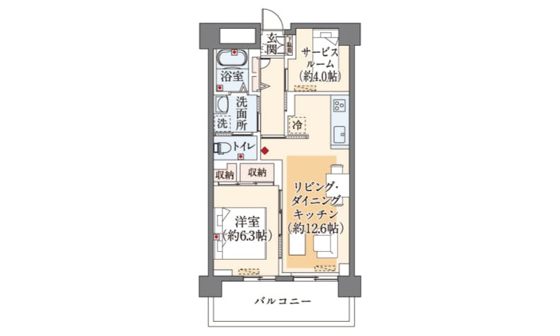 マストクレリアン鎌倉 間取図
