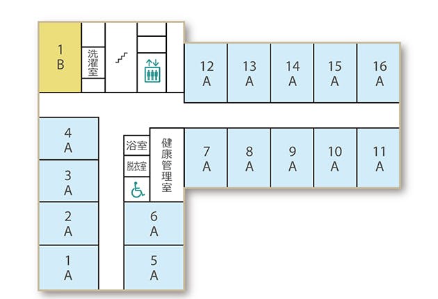 ツクイ・サンフォレスト新潟山潟 間取図