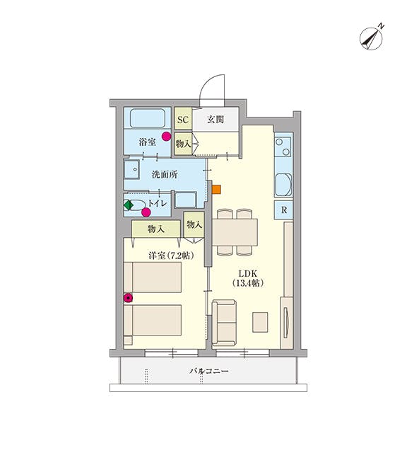 ヘーベルVillage横須賀中央 間取図