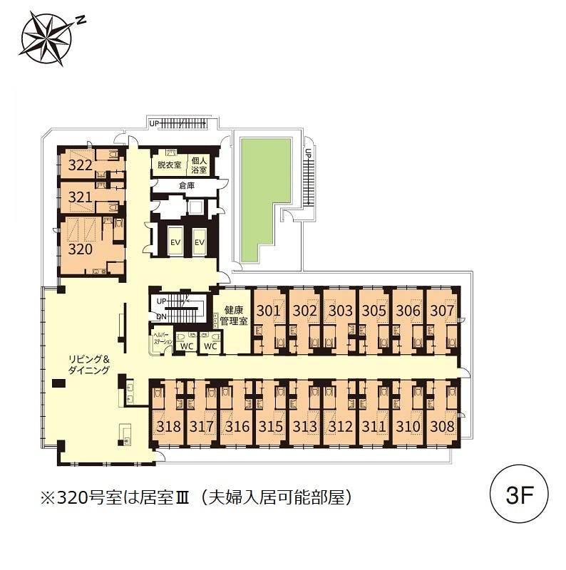 ニチイホーム南大井 間取図