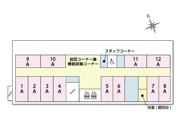 ツクイ・サンシャイン横浜戸塚 間取図