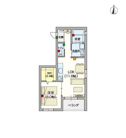 ヘーベルVillage練馬豊玉中 間取図