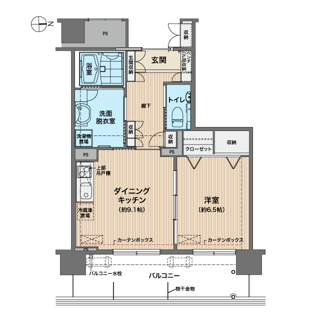 ベルパージュ大阪上本町 間取図