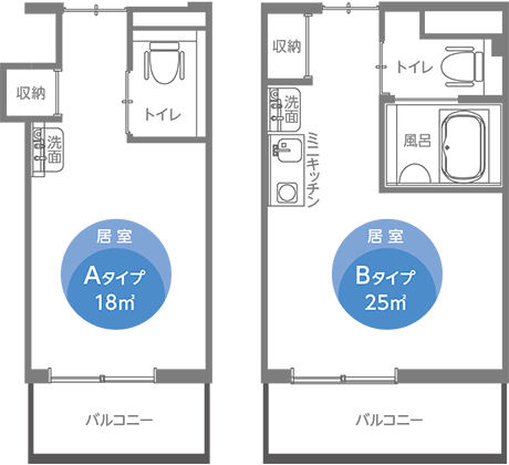 サービス付き高齢者向け住宅おおくぼの里 間取図