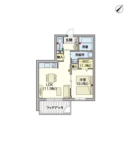 ヘーベルVillageつつじヶ丘 間取図