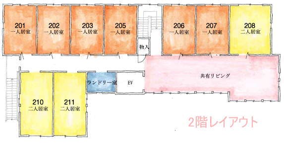 桜寿鶴ことぶきサービス付高齢者向け住宅 間取図