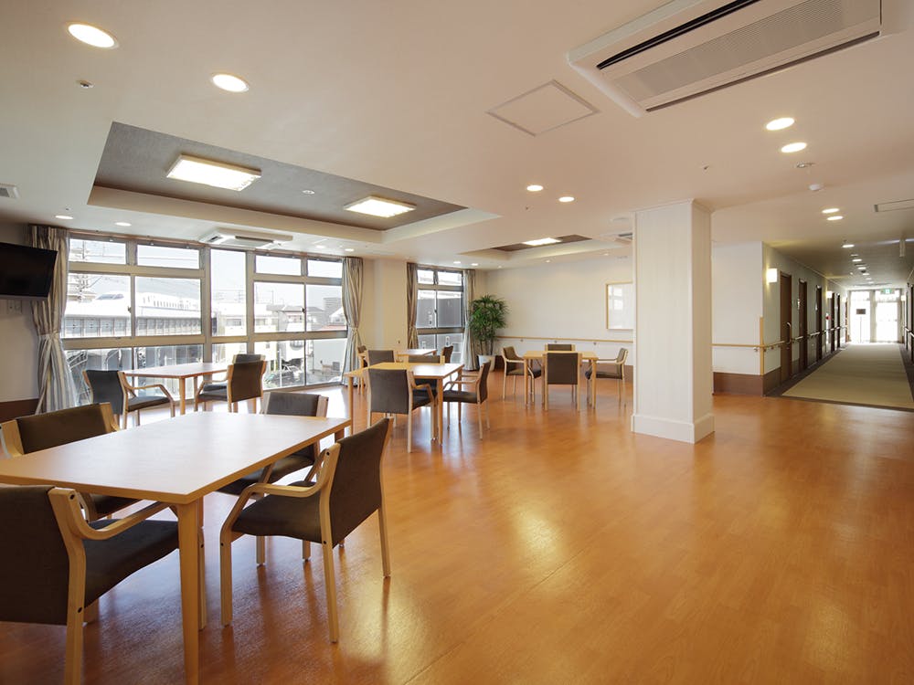 チャーム東淀川瑞光 食堂兼機能訓練室
