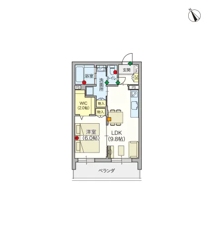 ヘーベルVillage藤沢本町 間取図