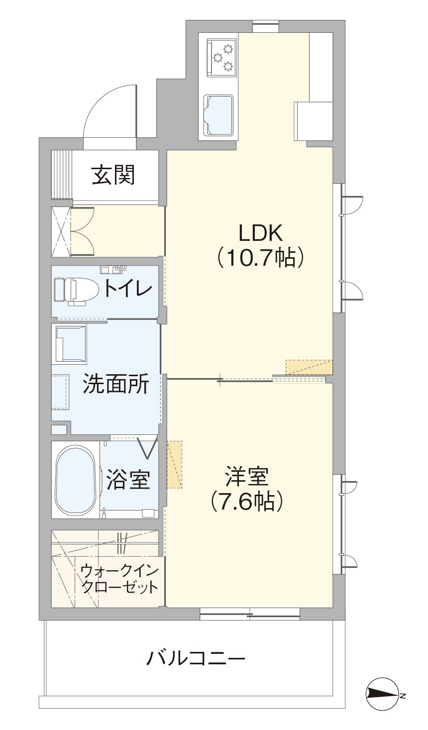 グランドマスト浜田山 間取図