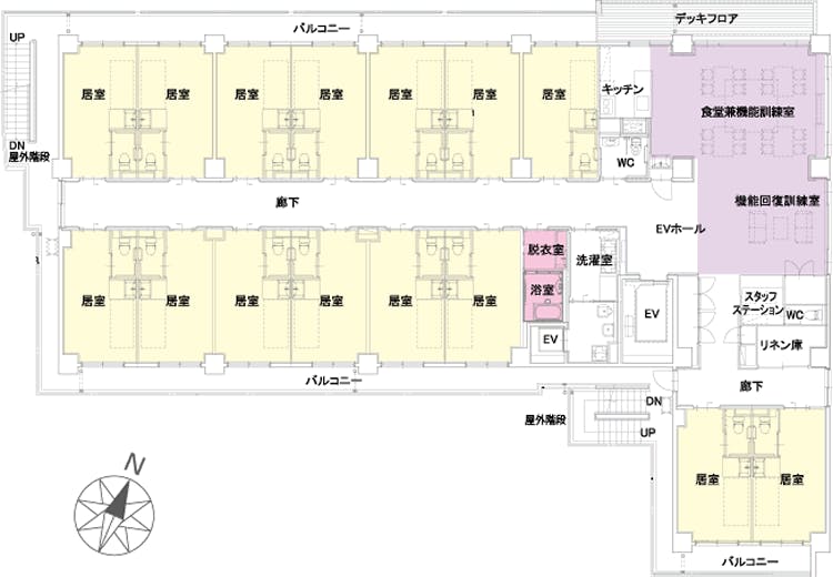 チャーム東淀川豊里 間取図
