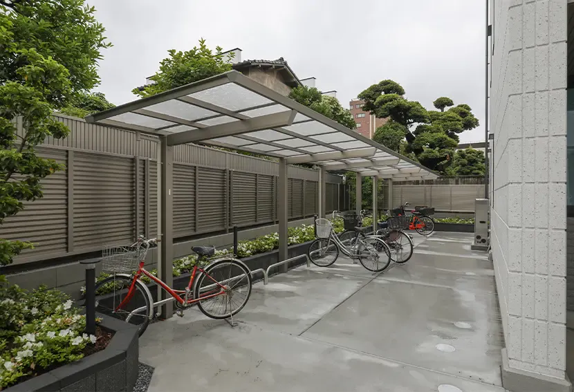ヘーベルVillage熊野前 駐輪場