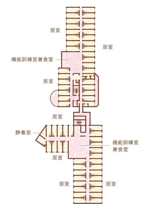 ベティさんの家 高蔵寺 間取図