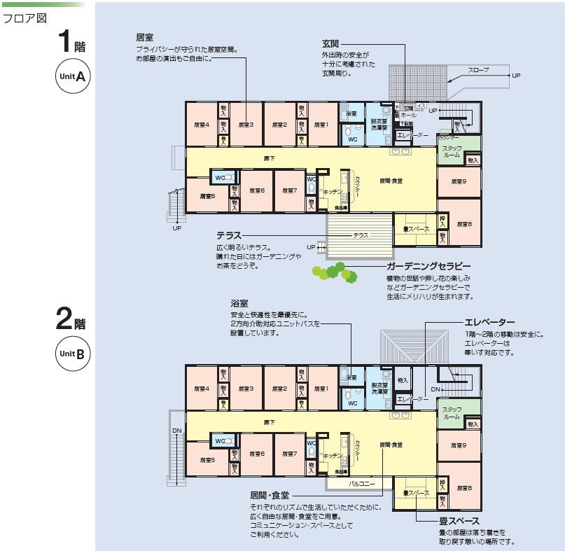 ニチイケアセンター新潟東 間取図