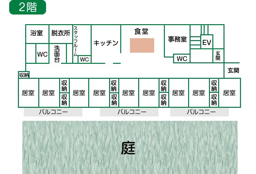 グループホームかおる狭山 間取図