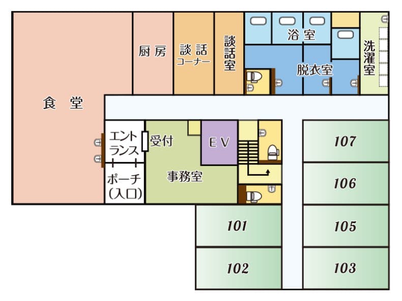 MYYケアリング牧野 間取図