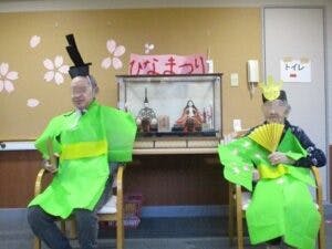 住宅型有料老人ホームウェルネステラス富岡 ひな祭り