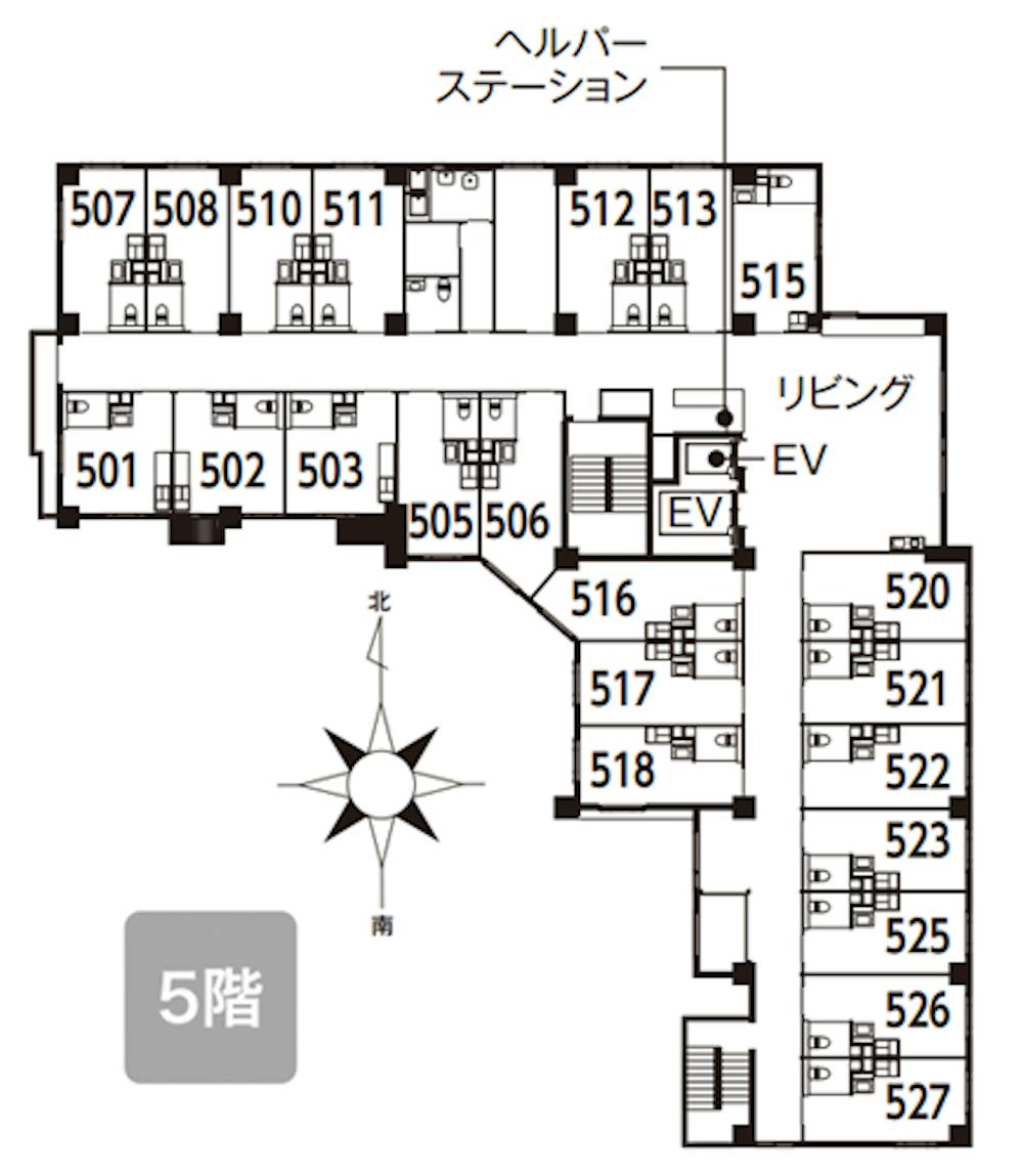 イリーゼ札幌中島公園 間取図