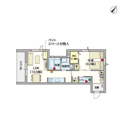 ヘーベルVillage氷川台 間取図