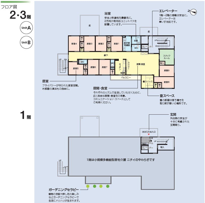 ニチイケアセンター越谷北 間取図