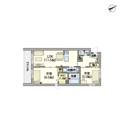 ヘーベルVillage本蓮沼 間取図